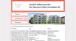 Desktop Screenshot of bonomo-immobilien.ch